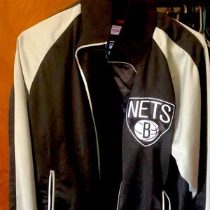 Mitchelle & Ness Brooklyn Nets athletic jacket